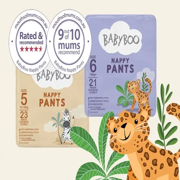 BABY BOO NAPPY PANTS SIZE 5 BOX OF 92