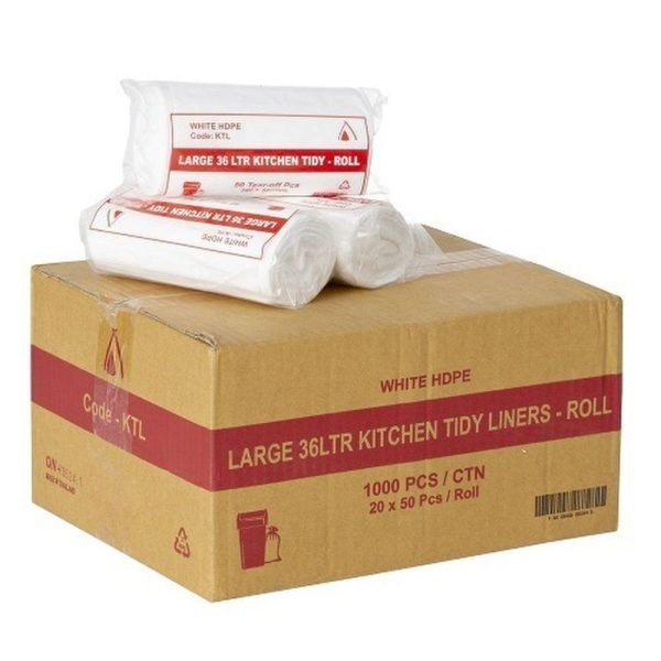 BIN LINERS 36L 1000 PK