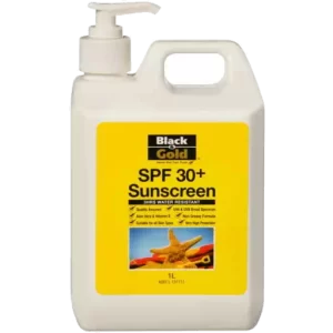 BLACK AND GOLD SUNSCREEN SPF 50 1L