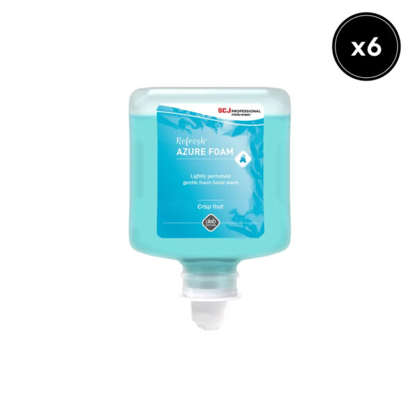 Sc Johnson Refresh Azure Foam Wash 1L x 6 Refills