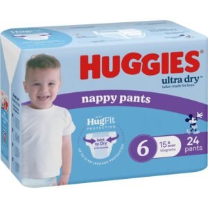 HUGGIES ULTRA DRY NAPPY PANTS SIZE 6