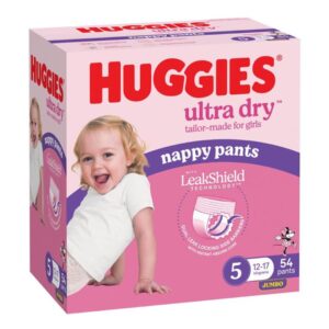 HUGGIES ULTRA DRY NAPPY PANTS SIZE 5