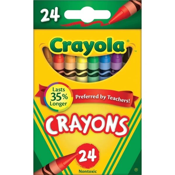 CRAYOLA CRAYONS REGULAR 24